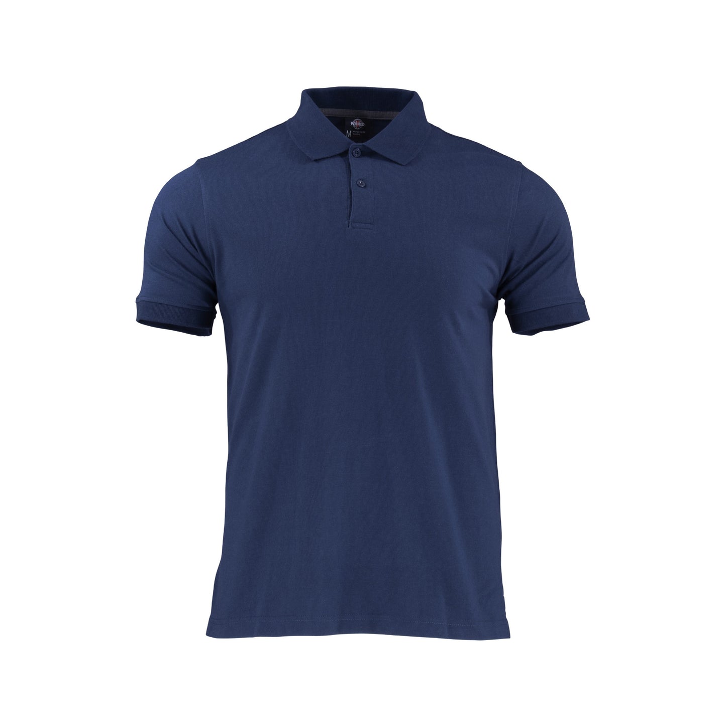 Polera Azul piqué de manga corta para hombre Modelo Dryfresh, cómoda y fresca, óptima para jornadas laborales y actividades recreativas - TEAMGRAFF