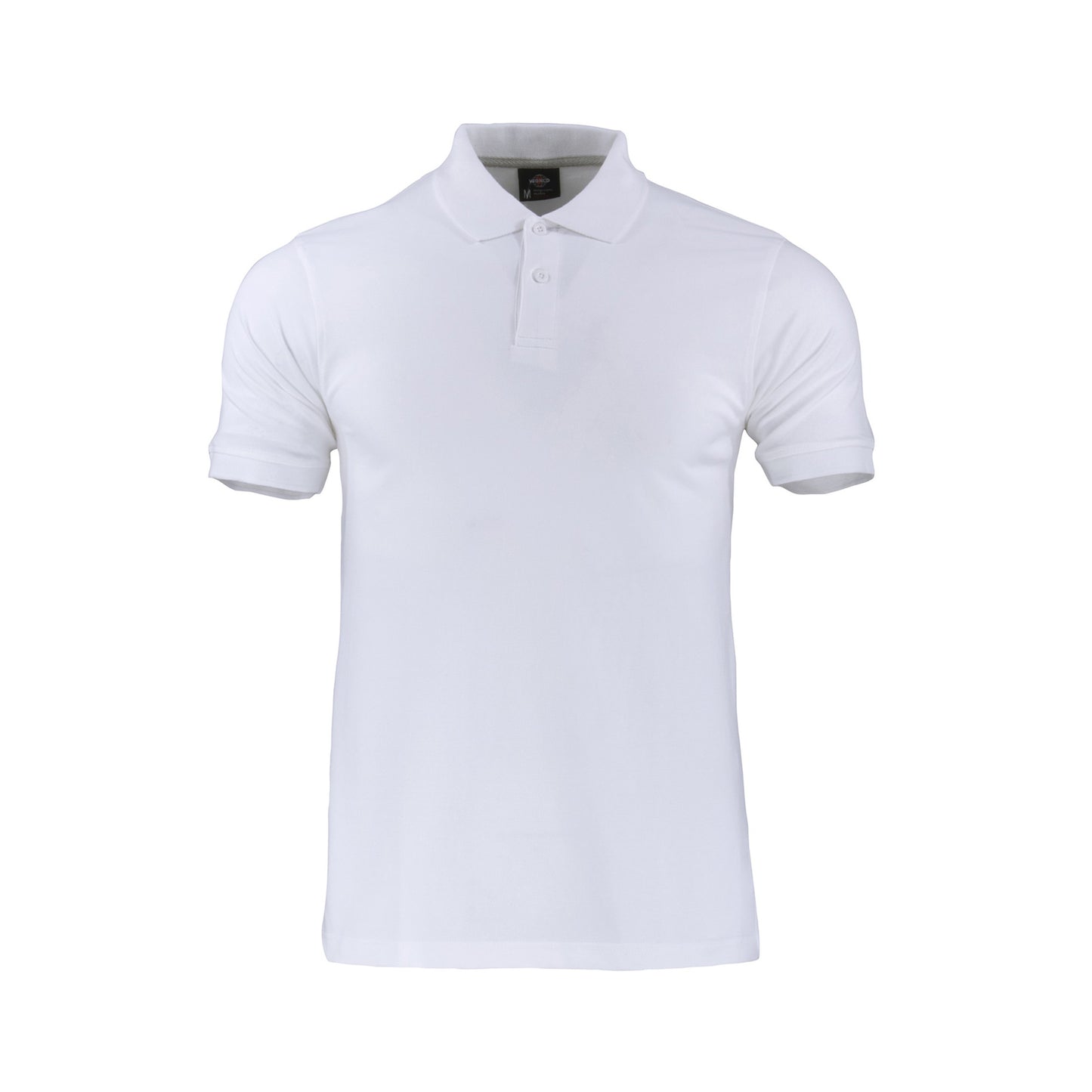 Polera Blanca piqué de manga corta para hombre Modelo Dryfresh, cómoda y fresca, óptima para jornadas laborales y actividades recreativas - TEAMGRAFF