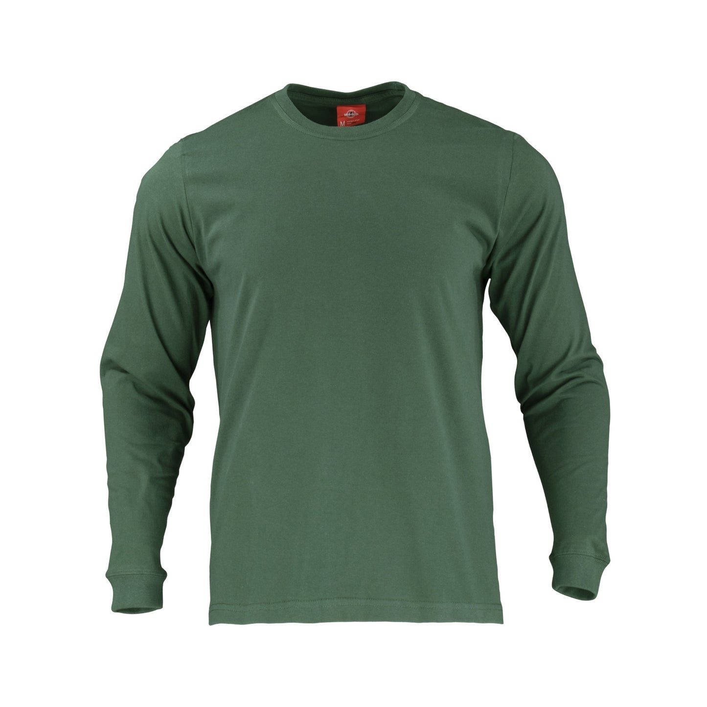 Polera verde polo de manga larga, diseño versátil y elegante, ideal para uso profesional y diario