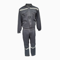 Slack Gabardina con Reflectante Gris
