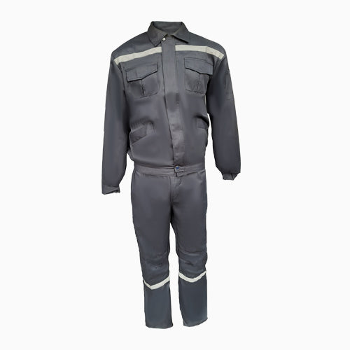 Slack Gabardina con Reflectante Gris
