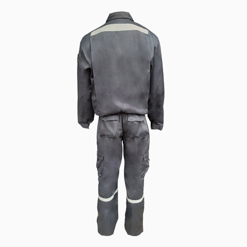 Slack Gabardina con Reflectante Gris