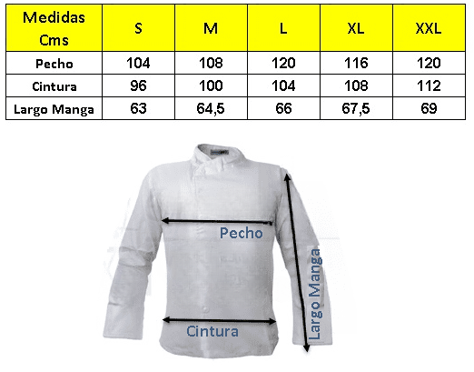 Chaqueta chef diseñada con cuello mao y mangas 3/4