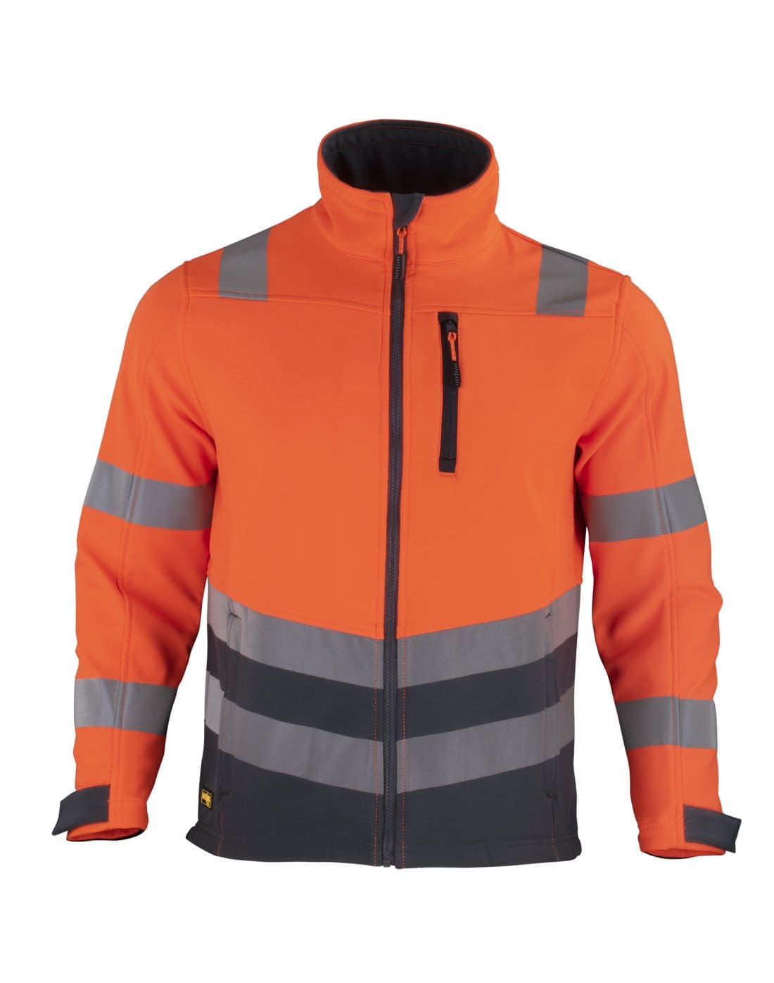 Chaqueta Softshell de alta visibilidad Clase 2 para hombre de TEAMGRAFF, seguridad mejorada para trabajo y actividades al aire libre