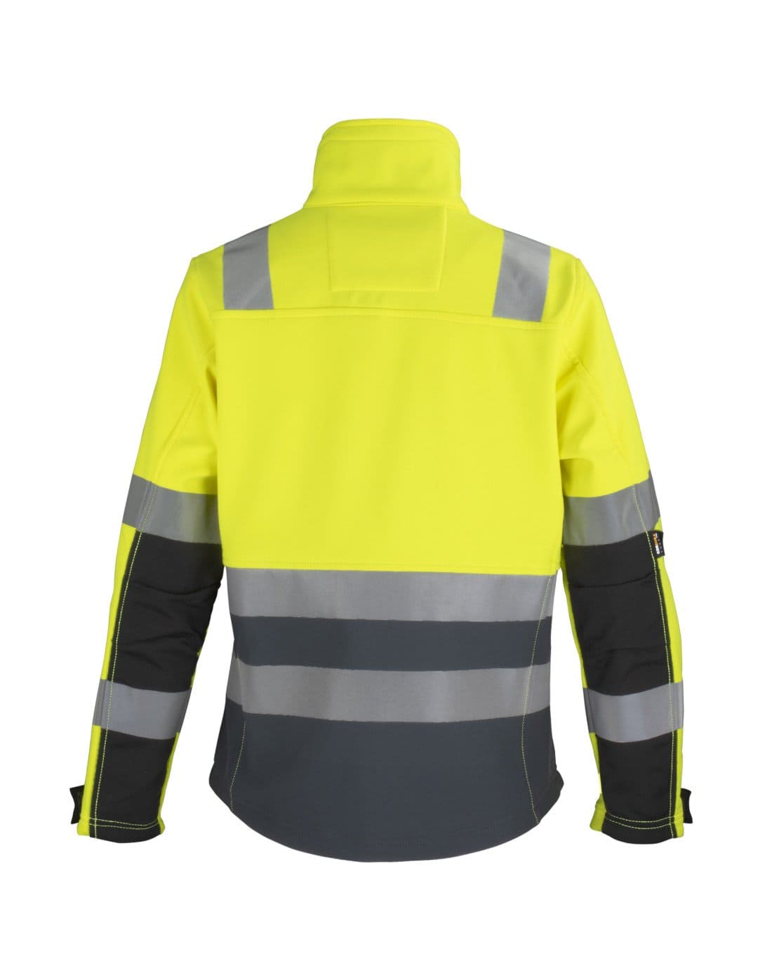 Chaqueta Softshell de alta visibilidad Clase 2 para mujer de TEAMGRAFF, combina seguridad y estilo para profesionales en entornos exigentes