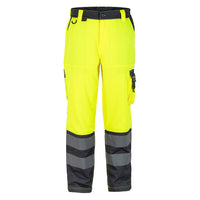 Pantalón de Alta Visibilidad Bi-Color Clase 1 para Hombre TEAMGRAFF, ideal para trabajos que requieren máxima visibilidad y seguridad