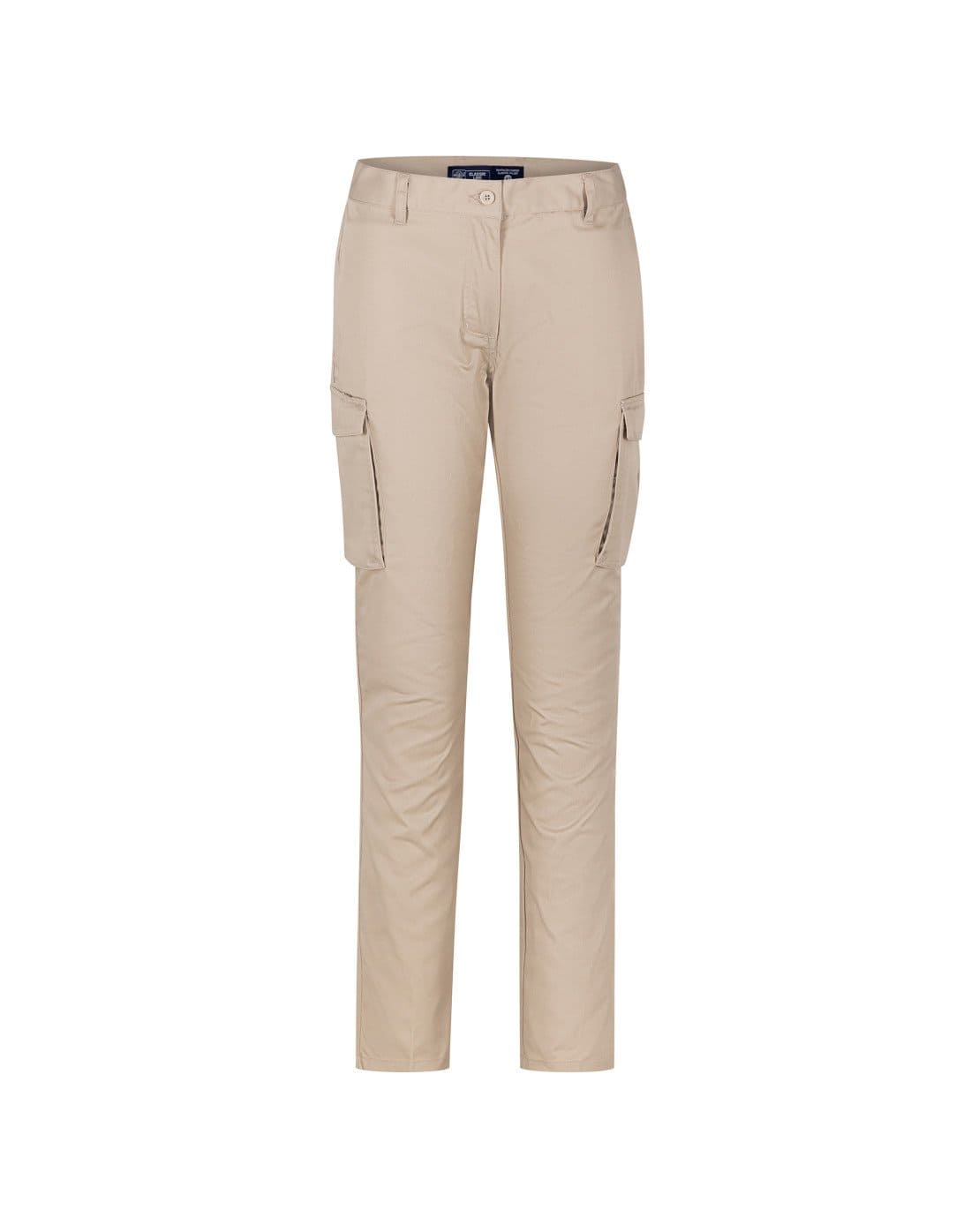 Pantalón Beige Cargo Gabardina Ejecutivo Mujer TEAMGRAFF