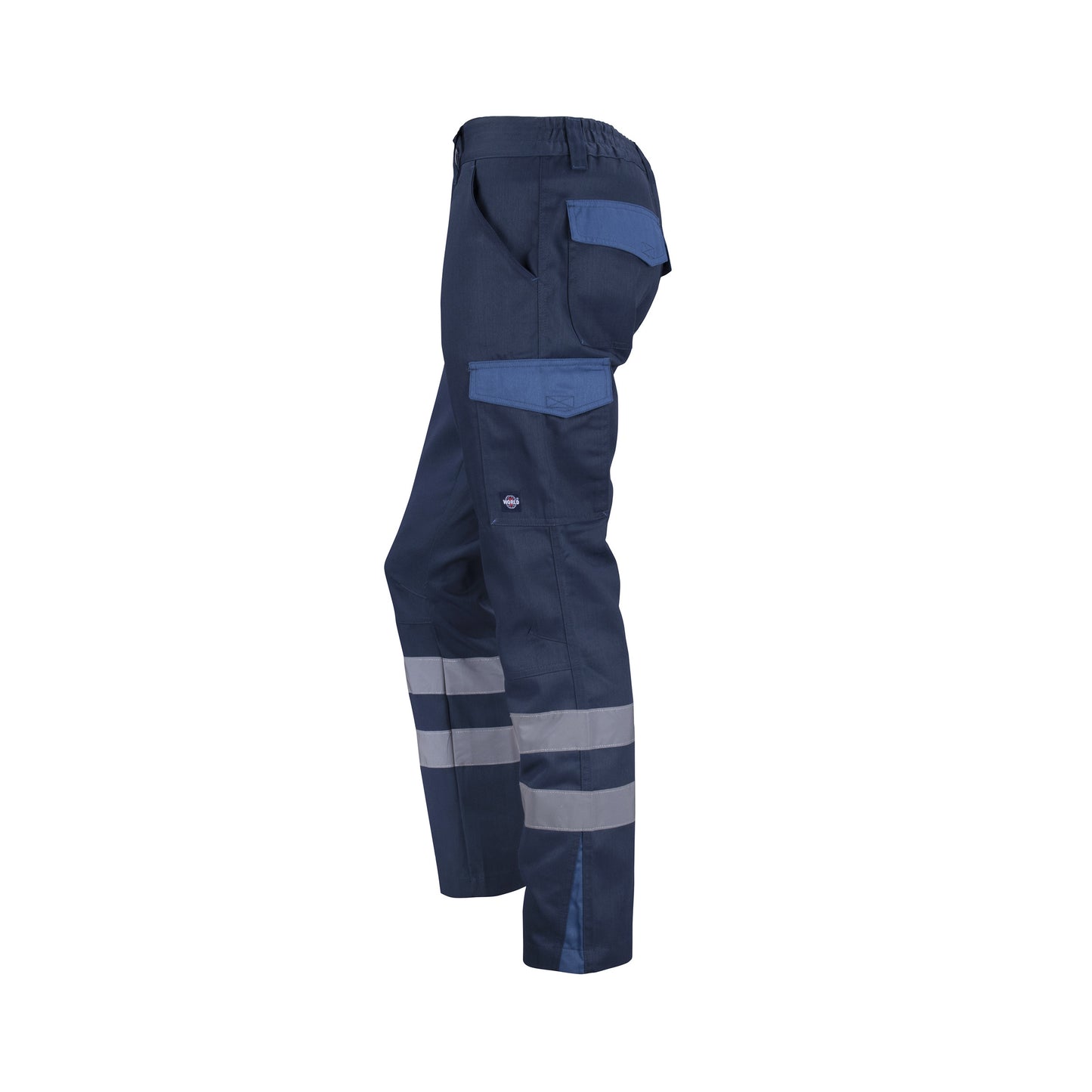 Pantalón Cargo Gabardina Bi Color con Cinta Reflectante  Practical Line