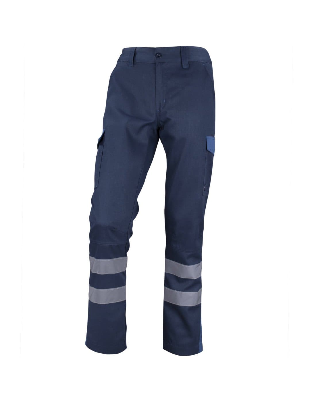 Pantalón Cargo Gabardina Bi Color con Cinta Reflectante  Practical Line