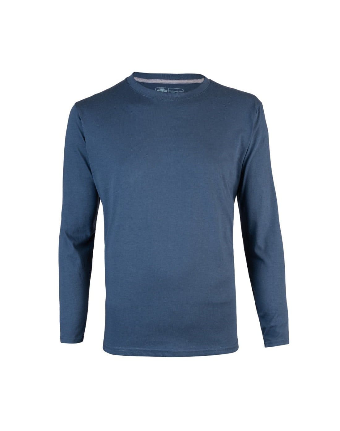 Polera Azul Piedra polo Dryfresh Smooth de manga larga para hombre, ideal para confort y estilo duradero