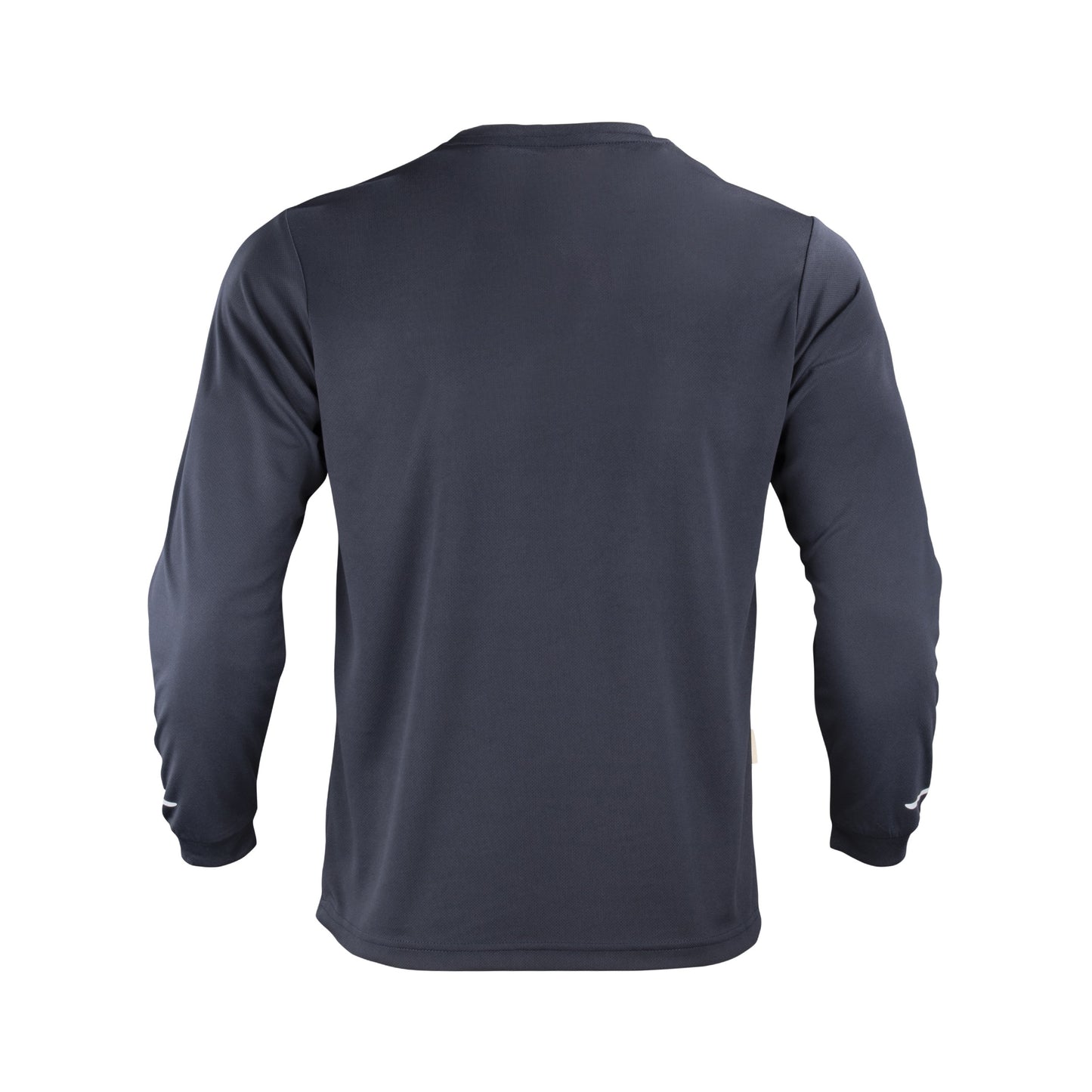 Polera gris espalda Dryfit de manga larga para hombre, transpirable y resistente, adecuada para exigentes condiciones laborales - TEAMGRAFF"