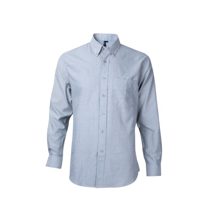 Camisa Oxford con Bolsillo Manga Larga (JSN)