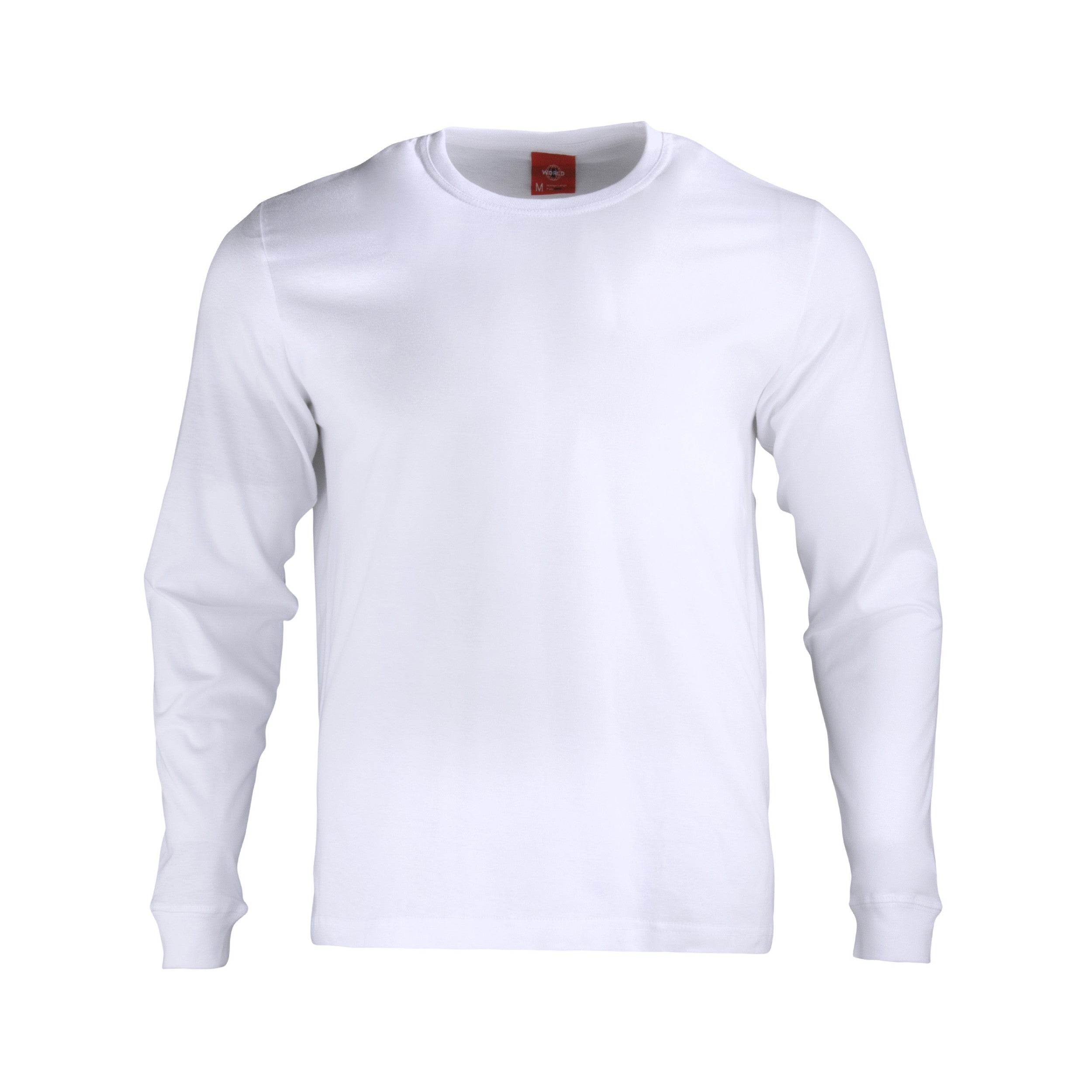 Polera blanca cheap manga larga