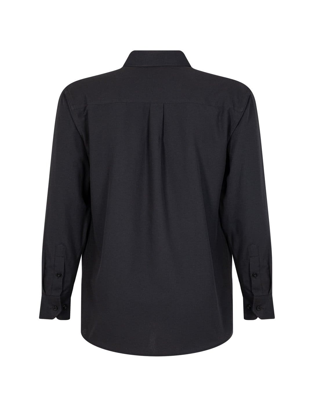 Camisa Oxford negra de TEAMGRAFF, estilo atemporal y versatilidad para el hombre moderno, perfecta para cualquier ocasión