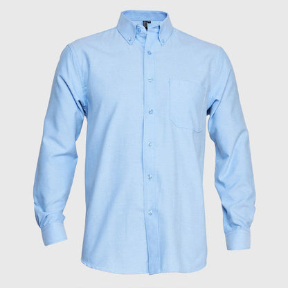 Camisa Oxford con Bolsillo Manga Larga (JSN)