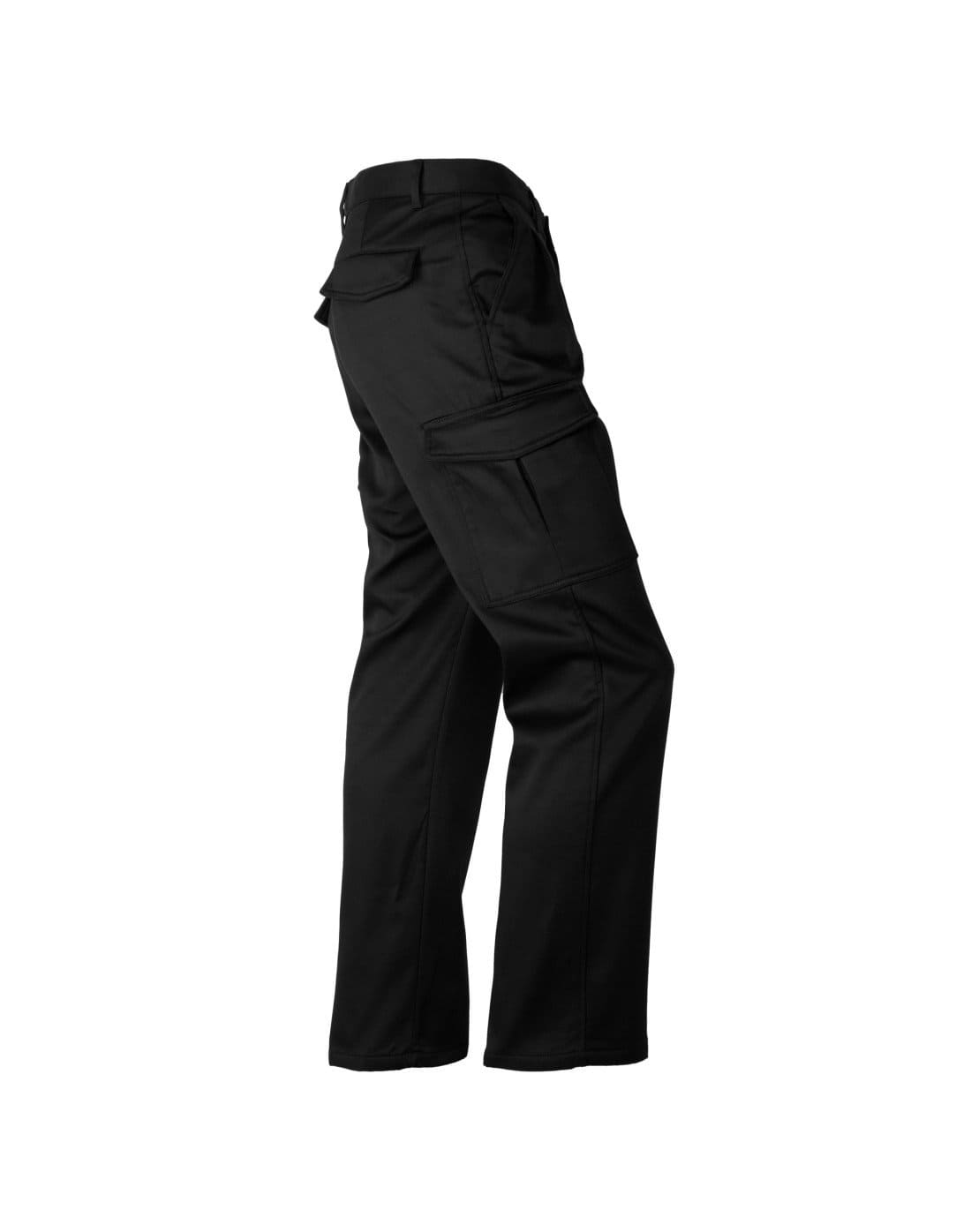 pantalon cargo gabardina con forro polar  negro